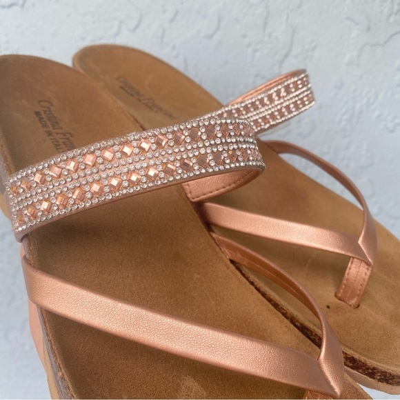 Cristina Francine Sandals with Braided Straps and Thong Design made in Italy - Picture 3 of 8